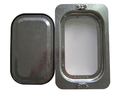 Gasket sealing pada lubang kabel kabinet