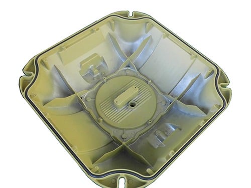 Gasket sealing pada cover lampu tahan ledakan