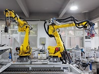 Sistem FIPFG dengan Pretreatment Plasma dan Robot Ganda