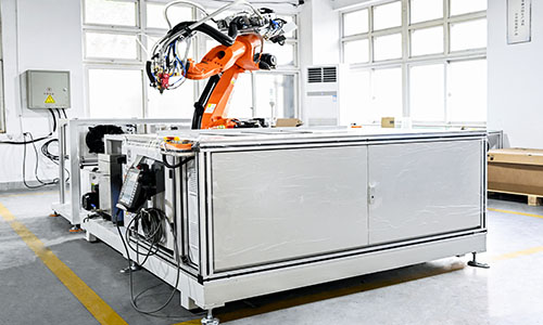Stasiun Kerja Dispensing Robotik Presisi untuk Silikon Foam Dua Komponen
