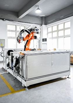 Stasiun Kerja Dispensing Robotik Presisi untuk Silikon Foam Dua Komponen